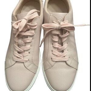 Greats Brooklyn Perforated Leather Sneakers, Blush Pink, Women's, US Size 9.5